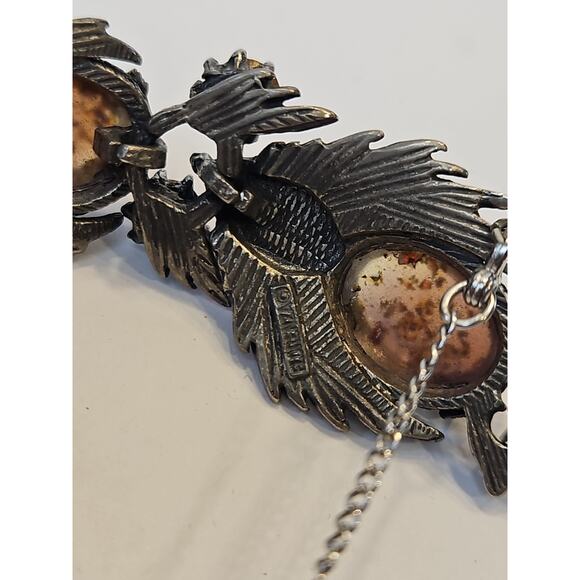 Vintage Florenza Statement Dragon's Breath Bracelet 1960's New York Signed - Picture 4 of 12